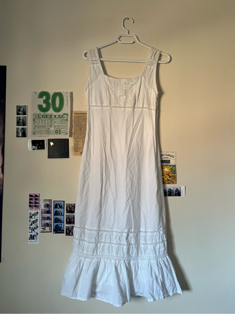 White Cotton Dress